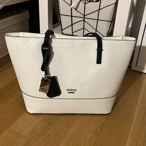 Brand New Guess White Purse